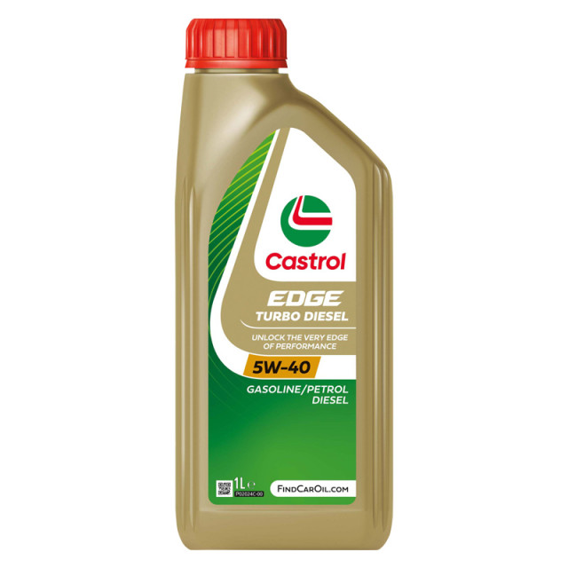 Castrol Motorolie Edge Turbo Diesel 5W-40 1-liter