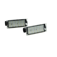 Set pasklare LED nummerplaat verlichting  Renault/Opel diversen