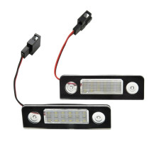 Set pasklare LED nummerplaat verlichting  Skoda Octavia & Roomster 2004-2013