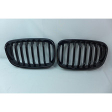 Glanzend zwarte Grills passend voor BMW 1-Serie F20/F21 2012-2015