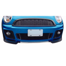 Zwarte SportGrill passend voor BMW New Mini R55/R56/R57/R58/R59 2006-2014 (3-delig)