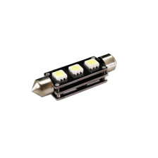 Festoon Lamp 3Q SMD Xenon-Optiek 11x37mm 12V, per stuk, met CAN-bus ondersteuning