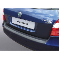 ABS Achterbumper beschermlijst passend voor Skoda Fabia II Kombi 2007-2010 Zwart