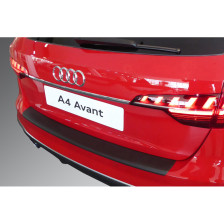 ABS Achterbumper beschermlijst  Audi A4 Avant S-Line & S4 Avant Facelift 2019- Zwart