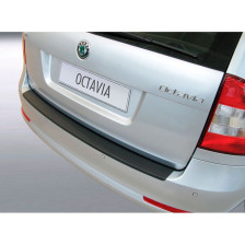 ABS Achterbumper beschermlijst passend voor Skoda Octavia Kombi 2009-2013 Zwart