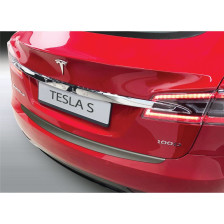ABS Achterbumper beschermlijst passend voor Tesla Model S 2012- Zwart