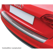 ABS Achterbumper beschermlijst  Skoda Fabia III 5 deurs 11/2014- 'Brushed Alu' Look