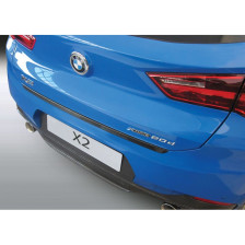 ABS Achterbumper beschermlijst passend voor BMW X2 F39 SE/M-Sport/X 3/2018- Zwart