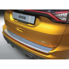 ABS Achterbumper beschermlijst passend voor Ford Edge 2016-2018 'Ribbed' Zwart