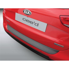 ABS Achterbumper beschermlijst passend voor Kia Cee'd Sportswagon 2015-2018 Zwart