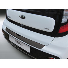 ABS Achterbumper beschermlijst passend voor Kia Soul 10/2016- Zwart