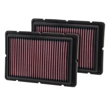 K&N vervangingsfilter  Ferrari 360 3.6 1999-2005, F430 4.3 2005-2010 (Set van 2 stuks) (33-2494)