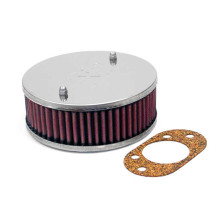 "K&N carburateur luchtfilter rond voor SU/SU Hitachi 1.75"" HIF6/HIF44/ 2"" HIF7, middengat, Montagehoogte 56mm (56-9134)"