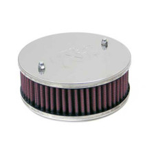 K&N carburateur luchtfilter rond, diameter 150 mm, Montagehoogte 45mm (56-9310)