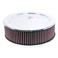 K&N luchtfilter rond - 67mm aansluiting, 178mm diameter, 105mm hoogte (60-1040)