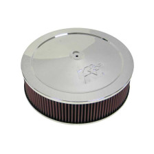 K&N luchtfilter rond - 130mm aansluiting, 356mm diameter, 108mm hoogte (60-1410)