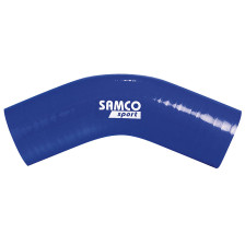 Samco Siliconen slang 45 graden bocht - Lengte 125mm - Ø89mm - Blauw