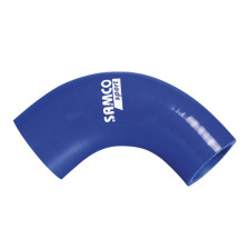 Samco 90 graden bocht verloopstuk blauw - Lengte 102mm - Ø57>51mm