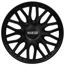 4-Delige Sparco Wieldoppenset Roma 13-inch zwart