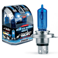 Simoni Racing Halogeen Lampen 'Blue Ice Racing' H7 (4200K) 12V/55W, set à 2 stuks ECE-R37