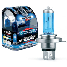 Simoni Racing Halogeen Lampen 'Crystal White Racing' H7 (3800K) 12V/55W, set à 2 stuks ECE-R37