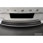 Matzwart RVS Achterbumperprotector passend voor Skoda Karoq Facelift 2022- + Sportline Facelift 2022-  'Ribs'