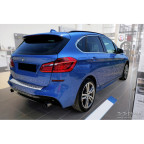 RVS Achterbumperprotector passend voor BMW 2 Active Tourer F45 2013-2021 met M-Pakket 'Ribs'