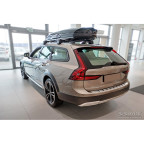 RVS Achterbumperprotector passend voor Volvo V90 II 2016- (incl. Cross Country) 'STRONG EDITION'
