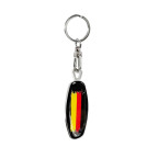 RVS sleutelhanger - Emblem/ Flag DE+PL