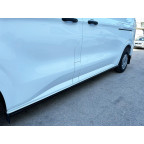 Set sideskirts passend voor Ford Transit Custom (V710) 2024- (ABS Glanzend zwart)