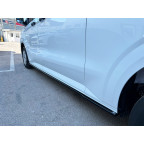 Set sideskirts passend voor Ford Transit Custom (V710) 2024- (ABS Glanzend zwart)