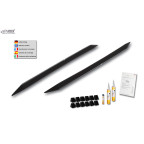 Sideskirts 'Slim' passend voor Skoda Rapid (NH) 2012-2019 (ABS zwart glanzend)