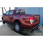 Staal Pickup Achterklep beschermlijst passend voor Ford Ranger 2011-2022 - Zwart