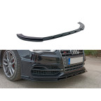 Voorspoiler passend voor Audi A3 (8V) S-Line/S3 Hatchback/Sportback 2012-2016 (ABS Glanzend zwart)