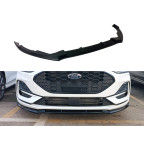 Voorspoiler passend voor Ford Focus IV Facelift ST/ST-Line 2021- (ABS Glanzend zwart)