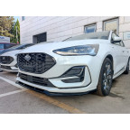 Voorspoiler passend voor Ford Focus IV Facelift ST/ST-Line 2021- (ABS Glanzend zwart)