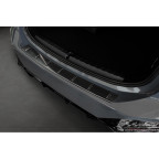 Zwart RVS Achterbumperprotector passend voor BMW 2-Serie (U06) Active Tourer (incl. M-Pakket) 2021- 'STRONG EDITION'