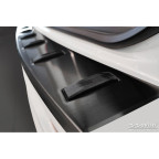 Zwart RVS Achterbumperprotector passend voor BMW 3 Serie (G21) Touring 2018-2022 'STRONG EDITION'