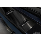 Zwart RVS Achterbumperprotector passend voor BMW 3-Serie (F31) Touring (incl. M-Pakket) 2012-2015 & Facelift 2015-2019 'STRONG EDITION'
