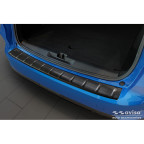 Zwart RVS Achterbumperprotector passend voor Opel Astra L Sportstourer 2022- 'Ribs'