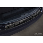 Zwart RVS Achterbumperprotector passend voor Volkswagen Sharan II & Seat Alhambra II 2010- 'STRONG EDITION'