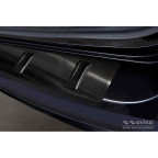 Zwart RVS Achterbumperprotector passend voor Volkswagen Sharan II & Seat Alhambra II 2010- 'STRONG EDITION'