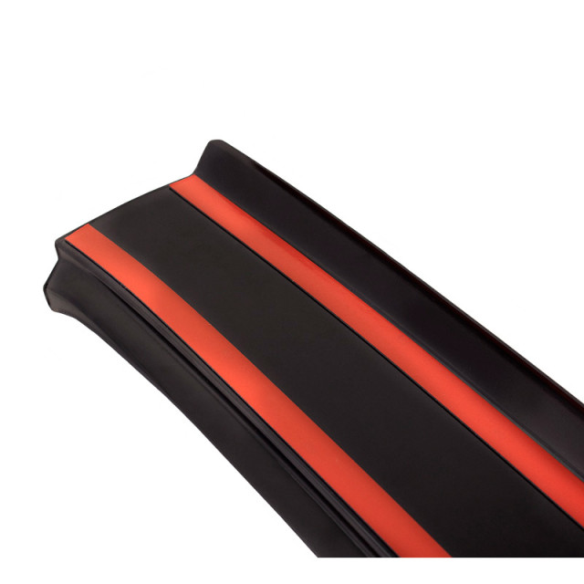 ABS Achterbumper beschermlijst passend voor Skoda Roomster Glanzend zwart