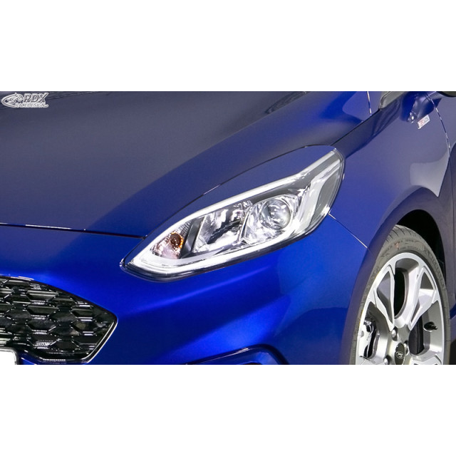 Koplampspoilers passend voor Ford Fiesta MK8 2017-2022 (ABS)