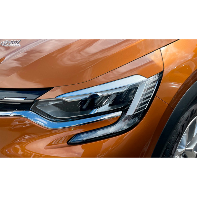 Koplampspoilers passend voor Renault Captur II 2020- (ABS)