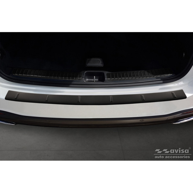 Matzwart RVS Achterbumperprotector passend voor Mercedes GLE II W167 & GLE II 53 AMG 2019- 'Ribs'