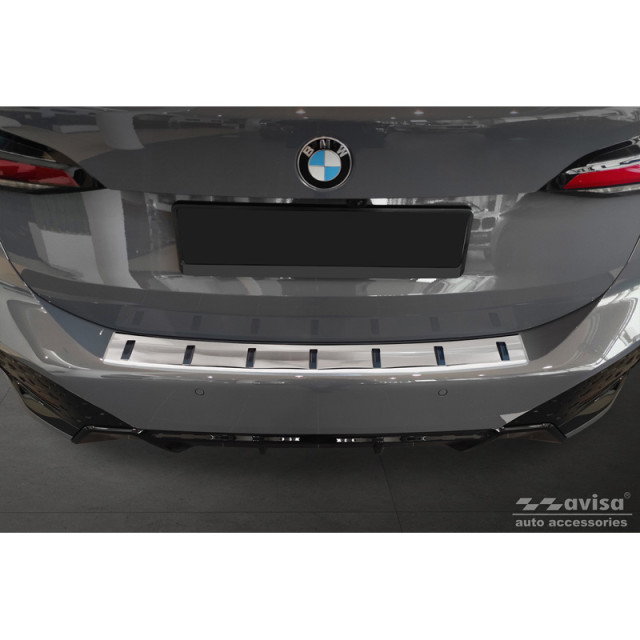 RVS Achterbumperprotector passend voor BMW 2-Serie (U06) Active Tourer (incl. M-Pakket) 2021- 'STRONG EDITION'
