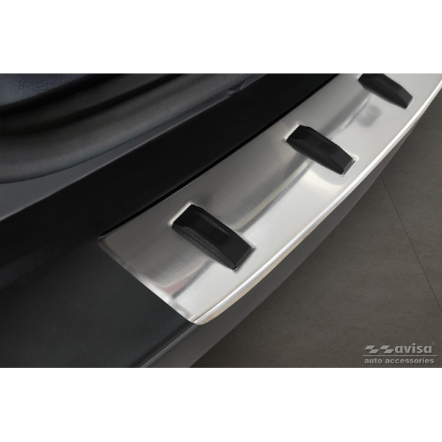 RVS Achterbumperprotector passend voor Dacia Duster 2010-2013 & Facelift 2013-2017 'STRONG EDITION'