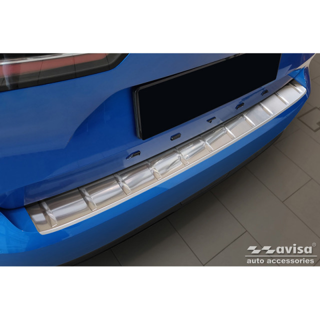 RVS Achterbumperprotector passend voor Opel Astra L Sportstourer 2022- 'Ribs'