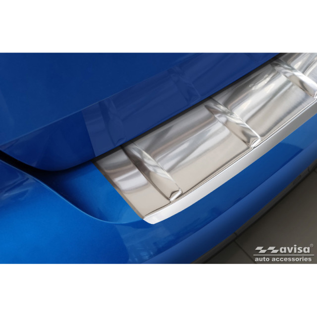 RVS Achterbumperprotector passend voor Opel Astra L Sportstourer 2022- 'Ribs'